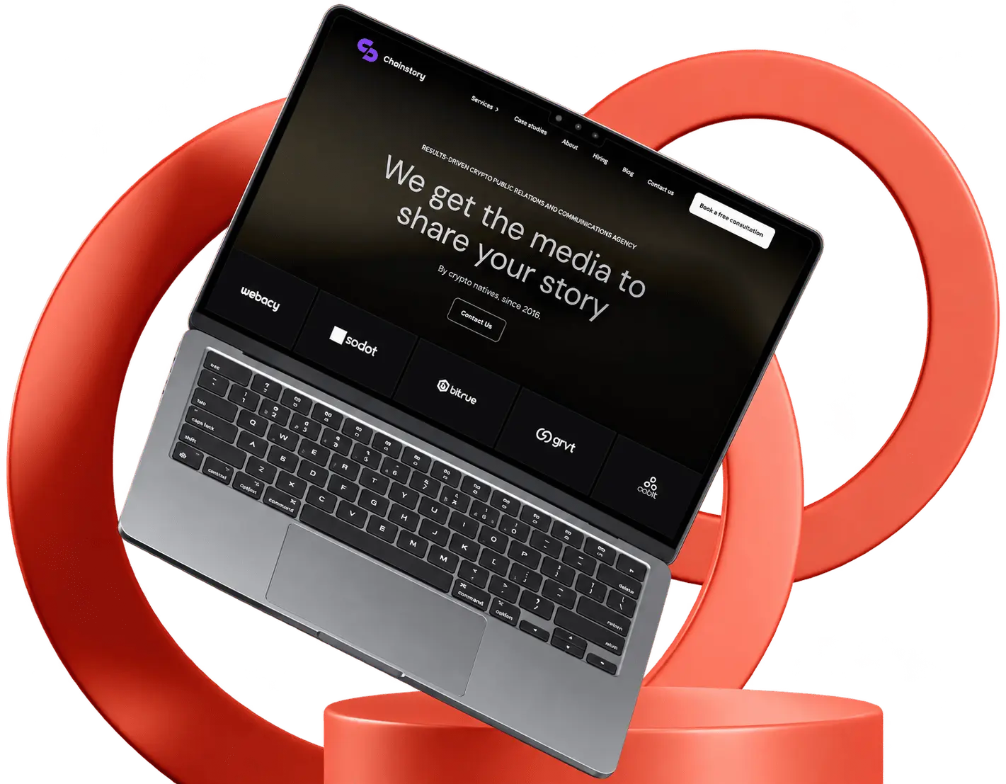 Сайт Chainstory на WordPress и Elementor